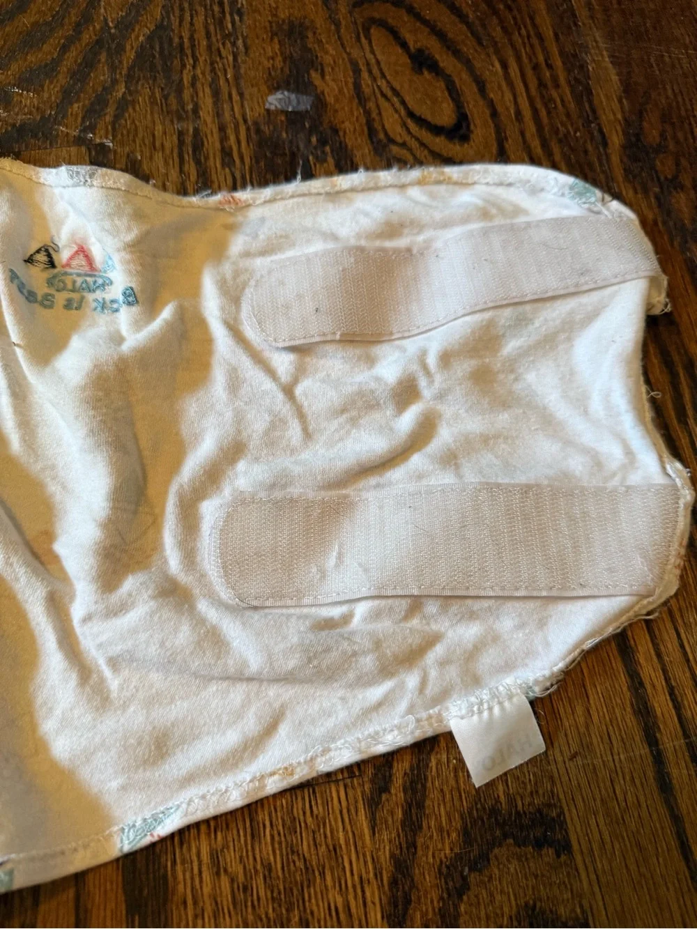 Halo White Sleep Sack with Multicolor Triangle Pattern